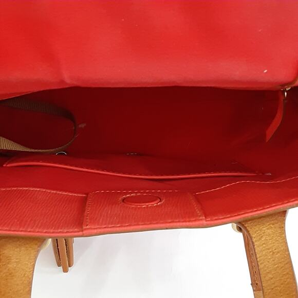 Dooney & Bourke Morgan Satchel Red Handbag Saffiano Leather Shoulder Bag Cognac - Picture 11 of 15